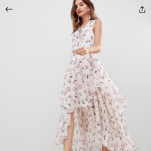 High low floral dress - Picture 2 of 4